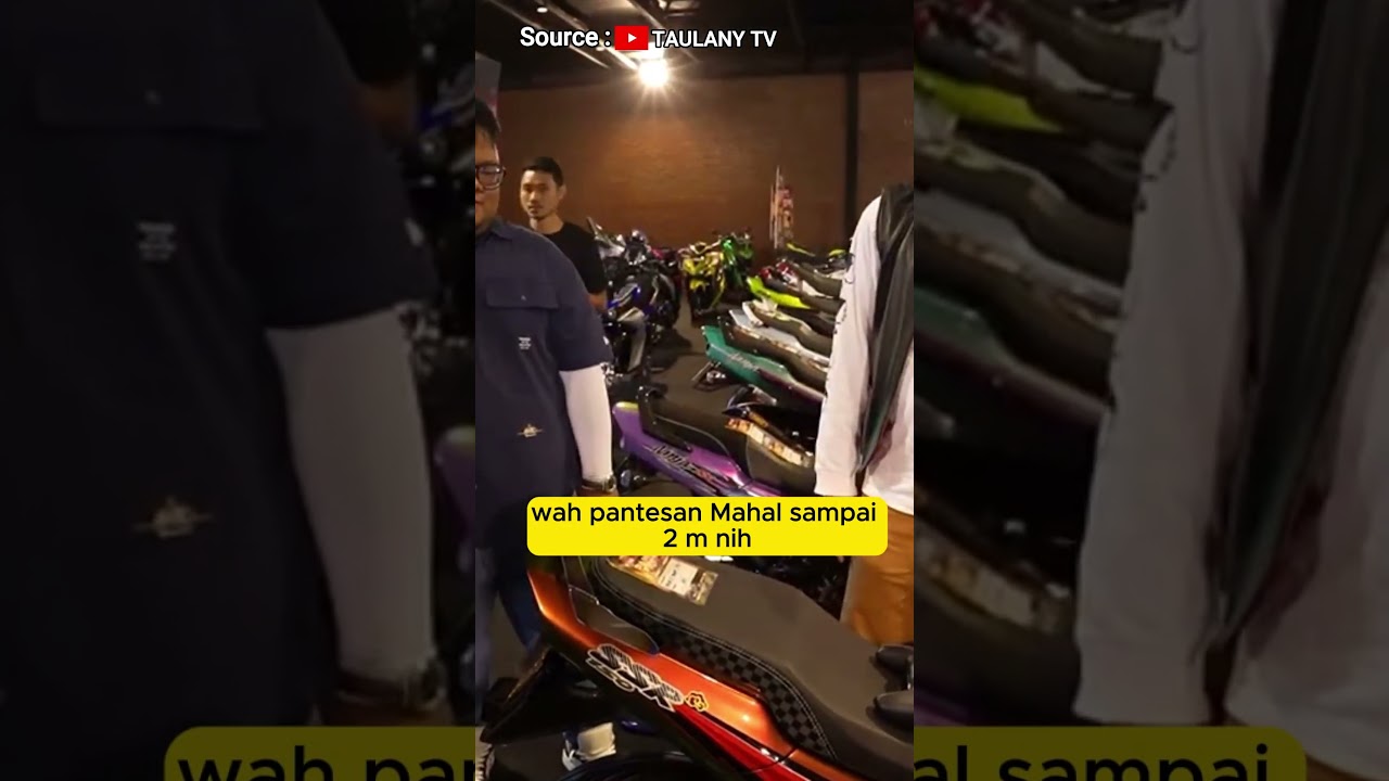 ANDRE TAULANY KAGET LIAT MOTOR TERMAHAL YANG ADA DI EVENT PANCA GARAGE 