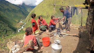 cooking dry frog 🐸 curry || lajimbudha ||