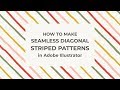 Hand drawn diagonal striped patterns in Illustrator