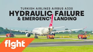 Airbus A330 hydraulic failure and emergency landing 12/05/24
