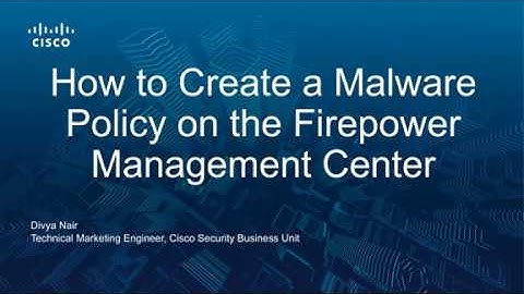 How to Create a Malware File Policy on FMC