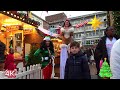 2023 christmas walk in coventry england  christmas evening lights  markets tour 4kr