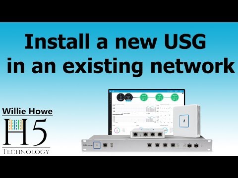 Replace or upgrade USG (UniFi Security Gateway) in an existing site!