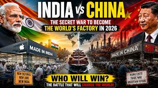 India vs China: The Secret War to Become the World's Factory in 2026 | Apple, AI & Global Power