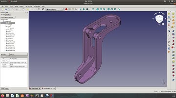FreeCAD 0.18 Create Model Practice 08