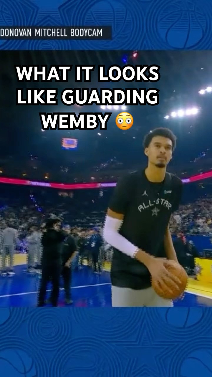 This is what it looks like guarding Wemby ?