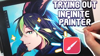 Trying out Infinite Painter! screenshot 3