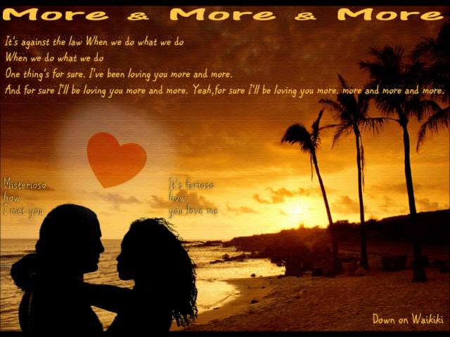 Michael Franks - Loving You More And More (with lyrics) class=