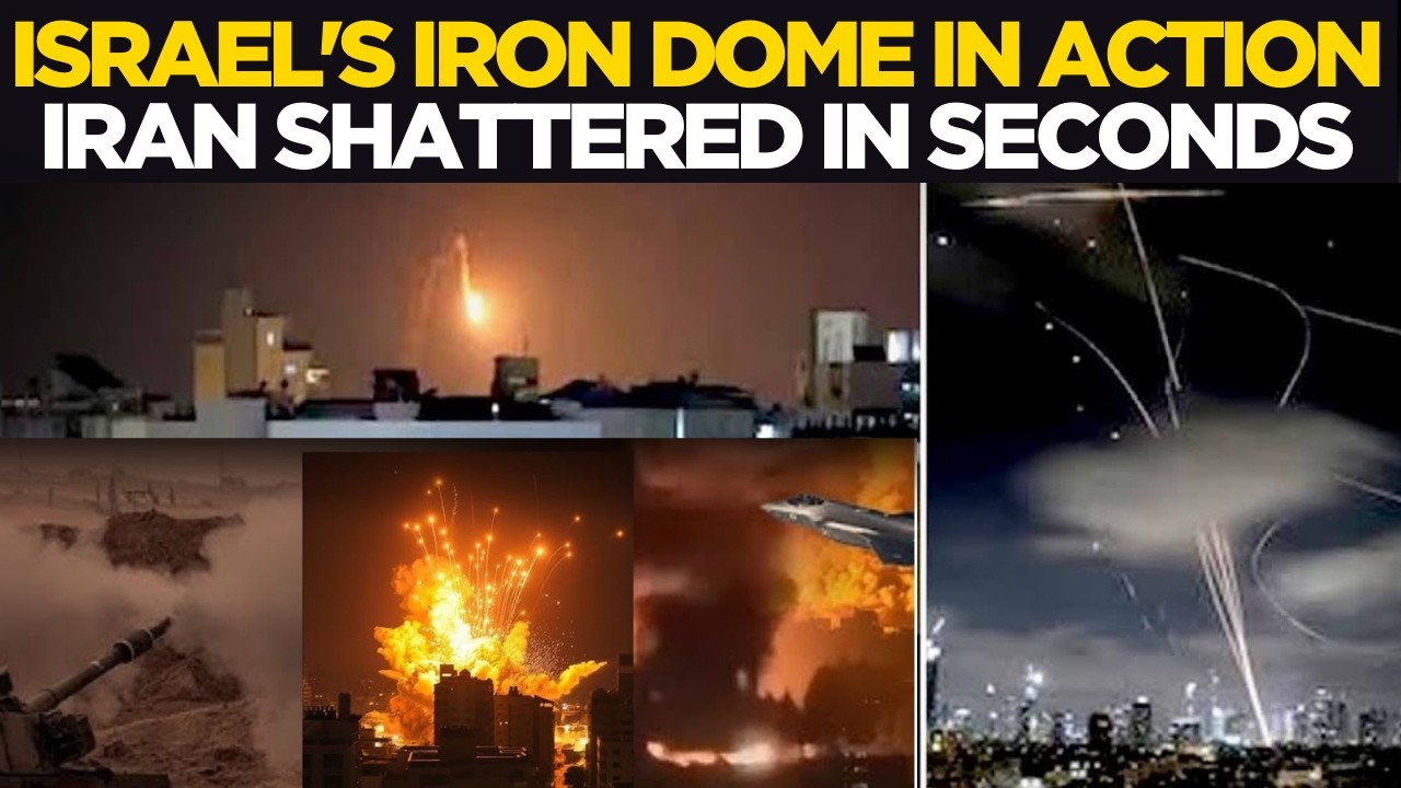 Israel's Iron Dome in Action LIVE: How the protection cover intercepts, takes down Iran's missiles