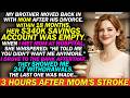 My Brother Drained Mom's $340K While Telling Her I Abandoned Her — Bank Records Exposed Everything