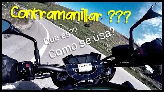 Contramanillar - La mejor forma de inclinar nuestra moto para entrar en curva !!!