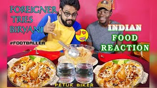 Indian Food Reaction | Foreigner Tries Biryani | Football #BanglaVlog