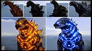 All Godzillas in Kaiju Arisen | Roblox