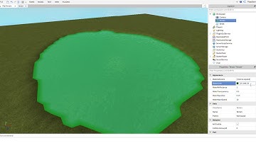How to script change water color in Roblox