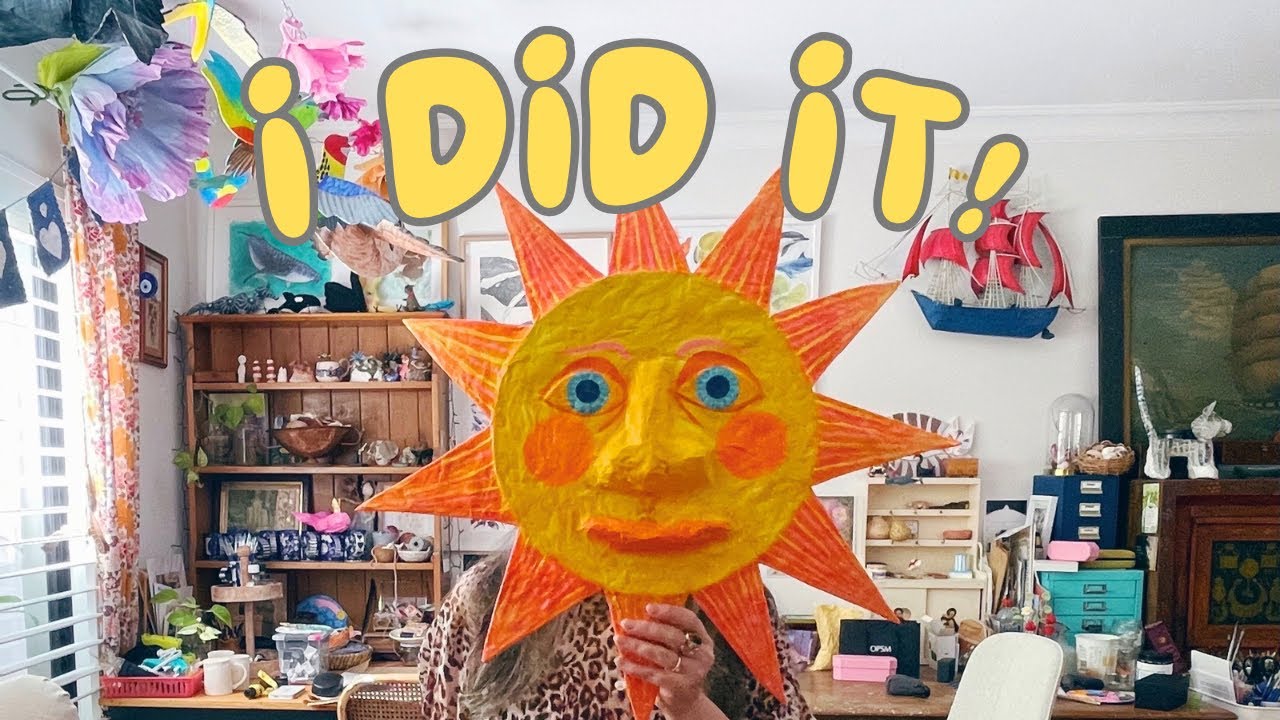 Год в качестве художника на YouTube! ✨ А ещё — безумие папье-маше и морские приключения.