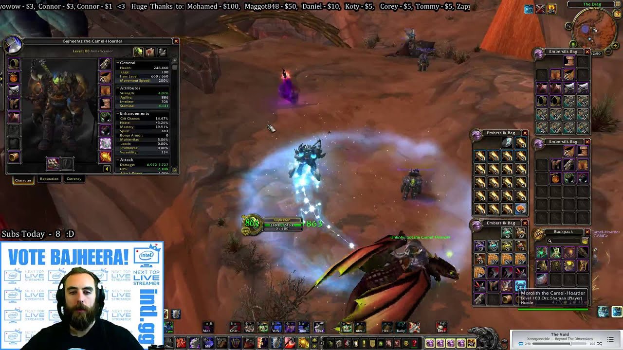 Warlords of draenor beta arms warrior stat gear priority