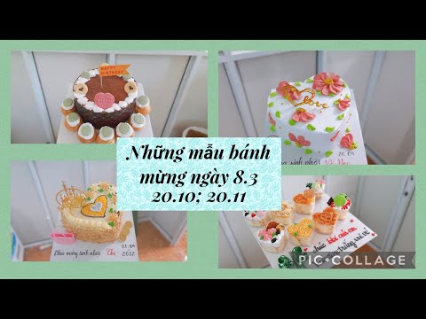 Video Những mẫu bánh dành tặng ngày 8/3, ngày 20/10, ngày... - youtube