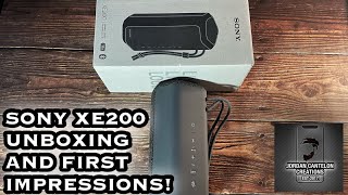 MY NEW FAVORITE BLUETOOTH SPEAKER??!! Sony XE200 Unboxing (Unboxing Cool Tech Episode 11)!