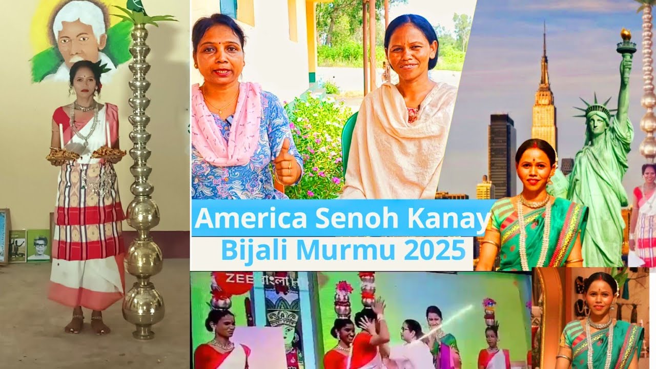 BIJOLI MURMU AMERICA RE PERFOR.ANCE LAGID E CHALAG KANA//NIYATI HANSDA OFFICIAL //15 June 2025