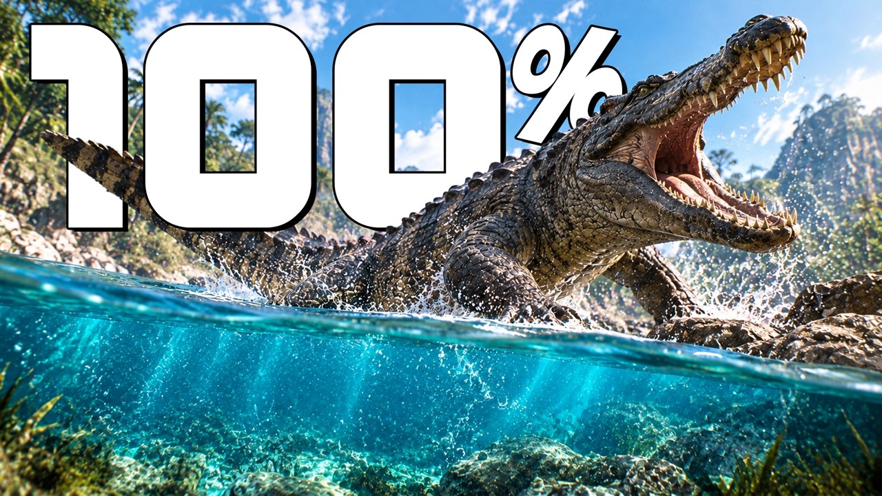 ผมเล่นจระเข้ 100% โคตรจะสนุกใน The Isle