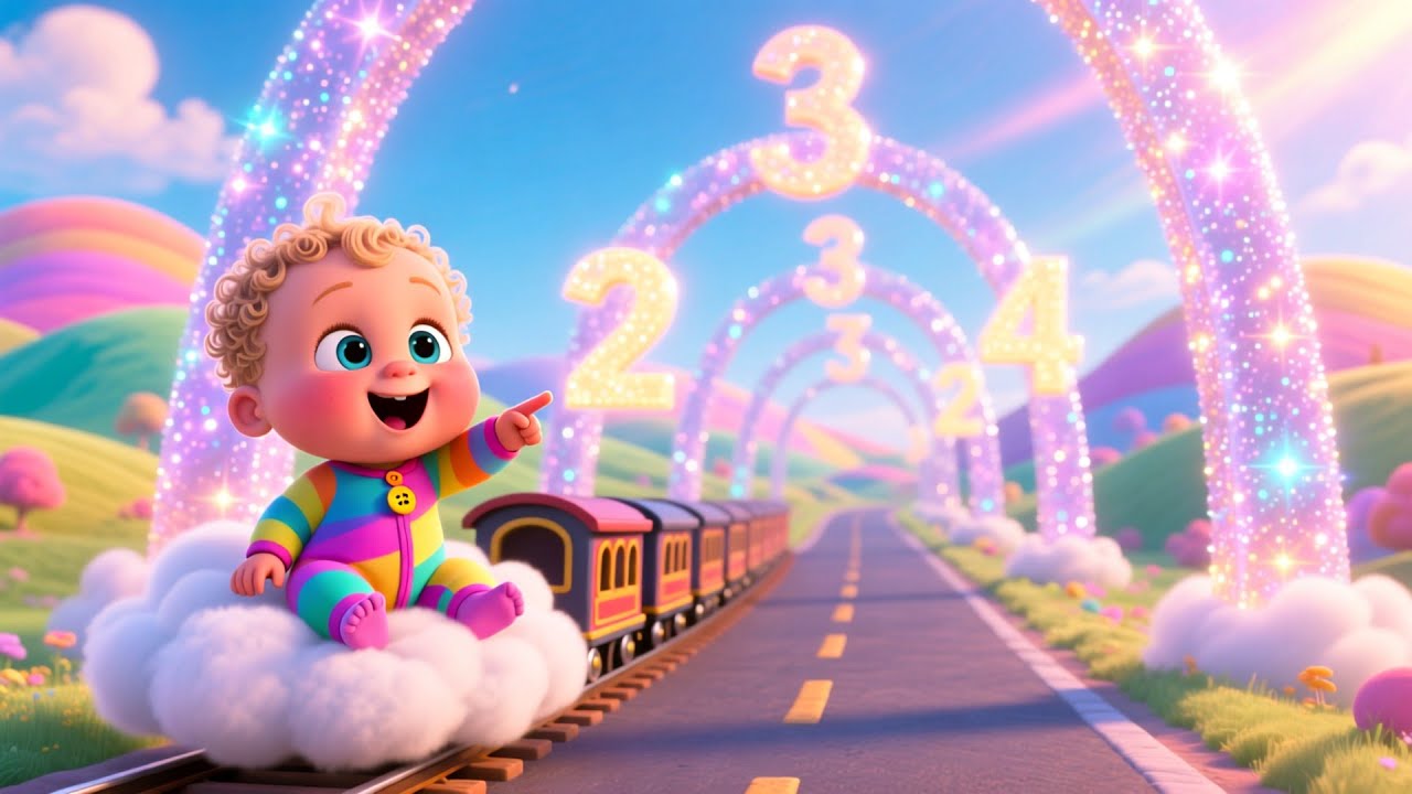 Волшебная дорога "Пуф-пуф" 🚂✨ Веселая песенка про поезд для детей | Детские песенки из Великобрит...