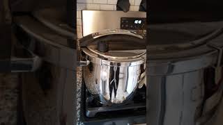 Beans cooked in 25 minutes in a Princess House pressure cooker.