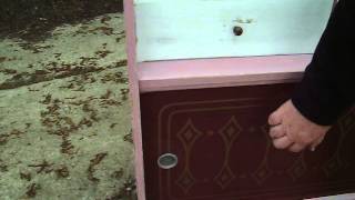Funky Painted Shabby Chic Retro Cocktail Cabinet Sideboard