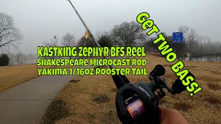 Cast Testing of KastKing Zephyr BFS Rod & Reel - Ultralight
