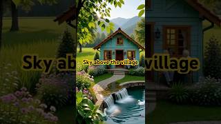 Sky Above the Village #scenery #village #relax #beautiful #nature #villagelife #shorts #short