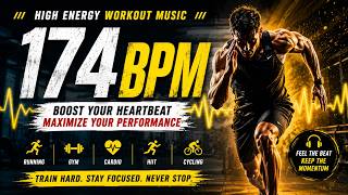 174 BPM Workout Music 🔥 Gym Music for Running, Cardio, HIIT & Intense Training / Sports Music