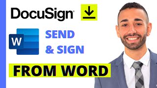 How to Send and Sign DocuSign documents from Word (SAVE CRAZY AMOUNTS OF TIME!) screenshot 4