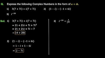 4. 11M05.2 PSV1 Algebra of Complex Numbers