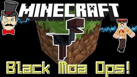 Minecraft Aether Mod Black Moa Ops!! Fly a Black Moa with a Dart Shooter!