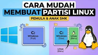 Cara Buat Partisi Linux dari Partisi C Windows | Tutorial Dual Boot Pemula