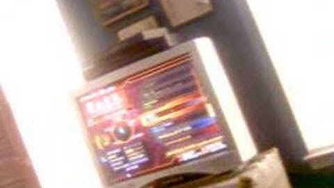 emo playing DDR........wat a nerd