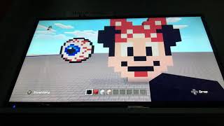 Minnie Mouse Minecraft pixel art tutorial