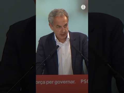 Zapatero llama a la movilización socialista: "Nuestra tarea es que Pedro Sánchez siga" #Zapatero