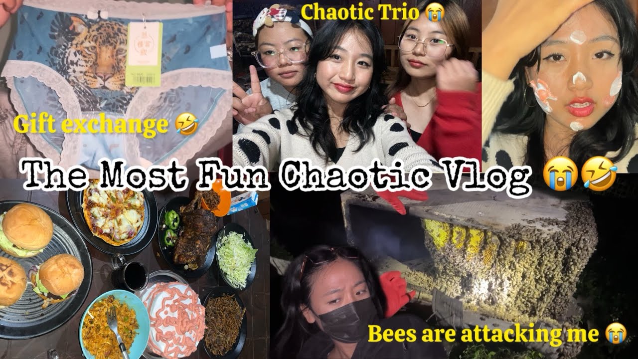 Самый весёлый и хаотичный видеоблог | Сбор мёда | Кулинарный шторм | Новый год |