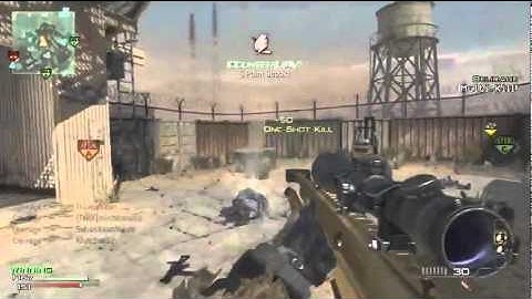 MW3 Insane 9 Man Barret Sniper FEED (MUST WATCH)