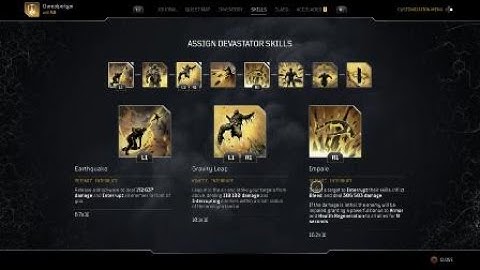 OUTRIDERS Dev bleed build with Quake, Gravity Leap and IMPALE