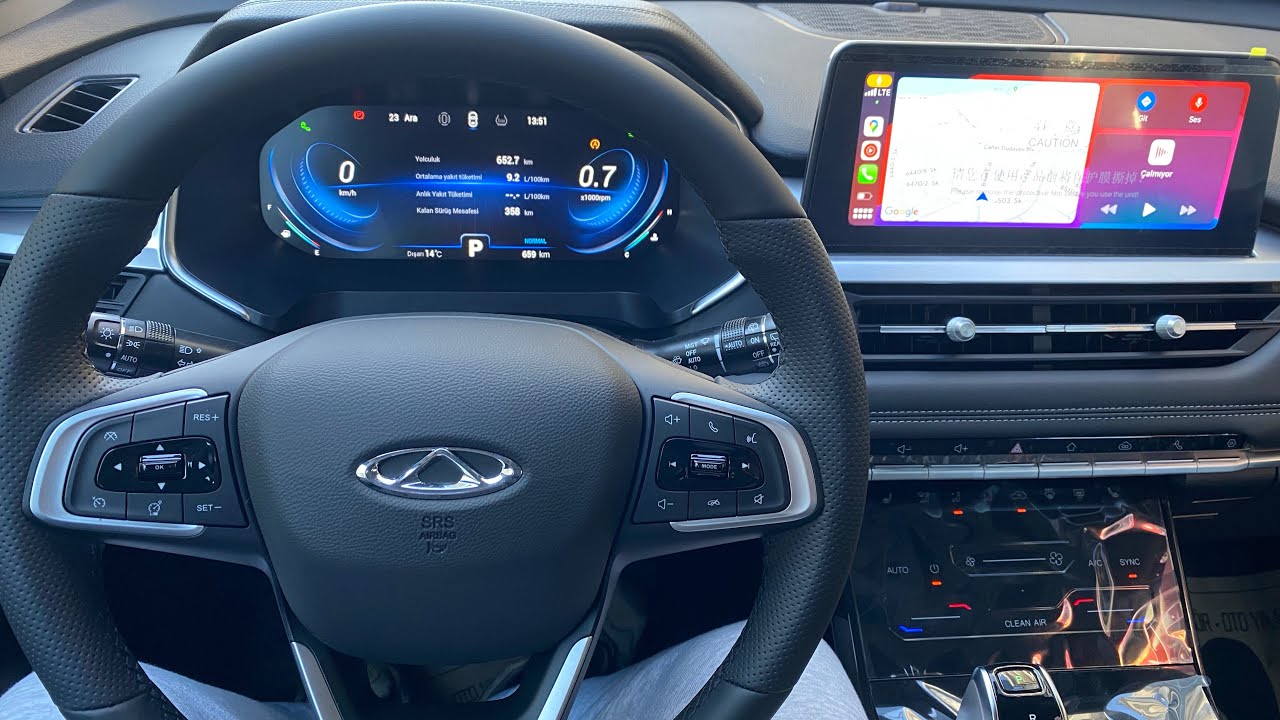 CHERY TİGGO 7 PRO İÇ MEKANIN TÜM ELEKTRONİK SİSTEMLERİN VE EKRANLARIN AYRINTILI KULLANIMLARI