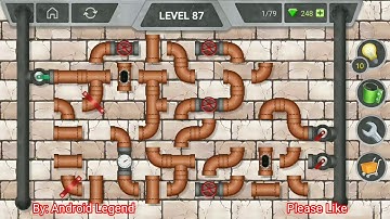Pipeline Extra Level 87 All 3 stars By Pixign, Android Solution