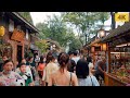 Walk china 4k  broad and narrow alley  chengdu street walking  summer 2021