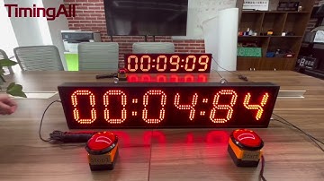 New American Ninja Warrior Timer and Buzzer / Large Digital LED Display
