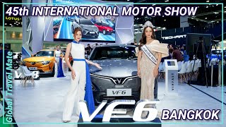 Bangkok International Motor Show 2024 by Pink MRT Monorail New EV's by VinFast 🇹🇭 Thailand