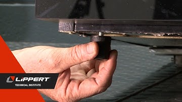 Front Leveling Foot Replacement on FCR10DCGFA Furrion Refrigerator V1