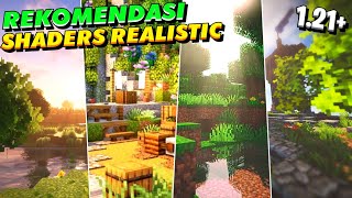 TOP BEST 3 SHADERS MCPE 1.21 & 1.20 REALISTIC TERBAIK RINGAN | NewB Shader #rtx #shaders #minecraft