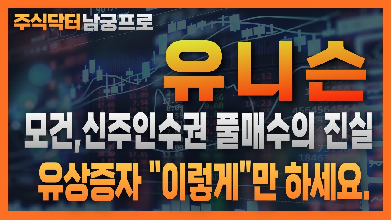 [유니슨 주가전망] [긴급] 