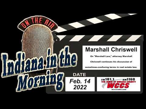 Indiana in the Morning Interview: Marshall Chriswell (2-14-22)