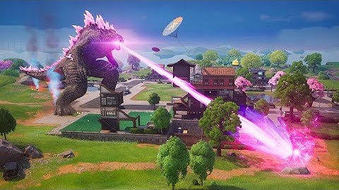 I became the new GODZILLA Boss in Fortnite!!!